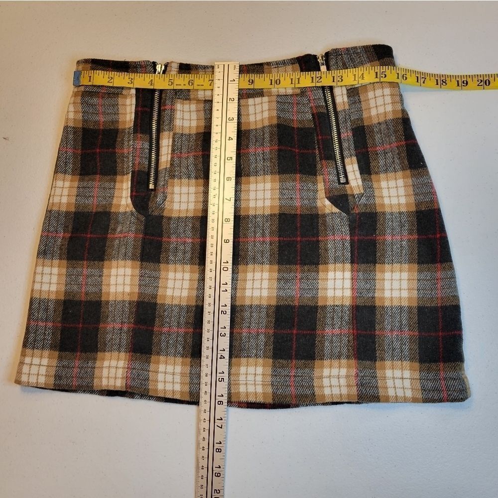 POL Plaid Mini Skirt Women's Juniors Large - Picture 6 of 9